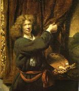 Cornelis Bisschop Self portrait as Zeuxis Sweden oil painting artist